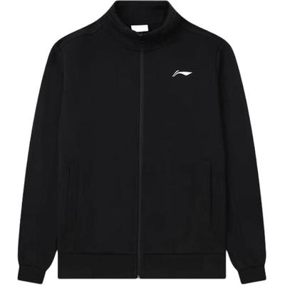 Мужская куртка свободного кроя с воротником-стойкой Li Ning, черная YWDT489-1