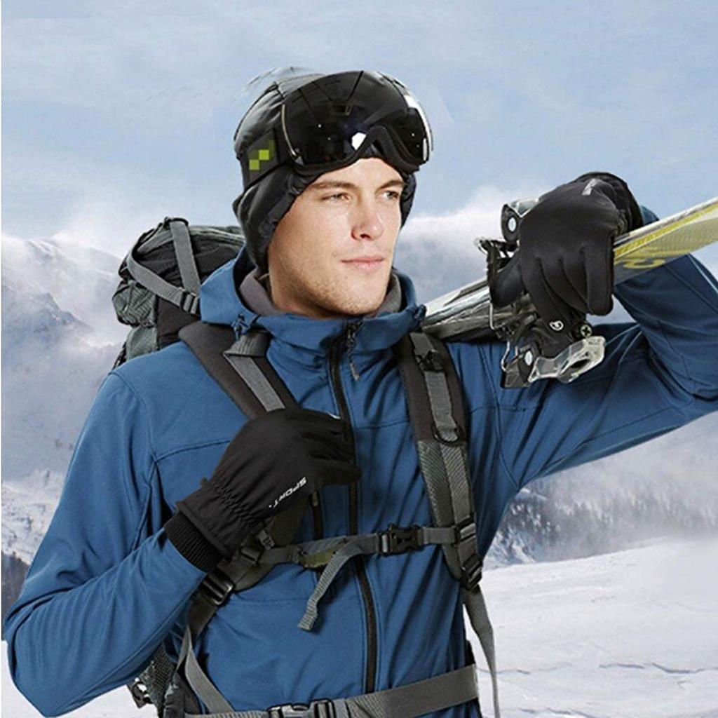 Лыжные Сноубордические 3M Thinsulate Смартфон Мотоциклетные Для Холодной Погоды Ветрозащитные Зимние Для Игр в Снегу Рабочие Флисовые Водонепроницаемые и Черные Перчатки, Перчатки, Перчатки,