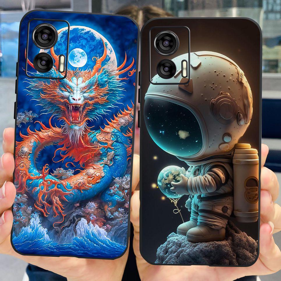 For Motorola Edge 30 Neo / 30Lite / 30Pro 5G 4G Back Cover Cartoon Cool Style Animals Girly Soft TPU Silicone Phone Case Bumper
