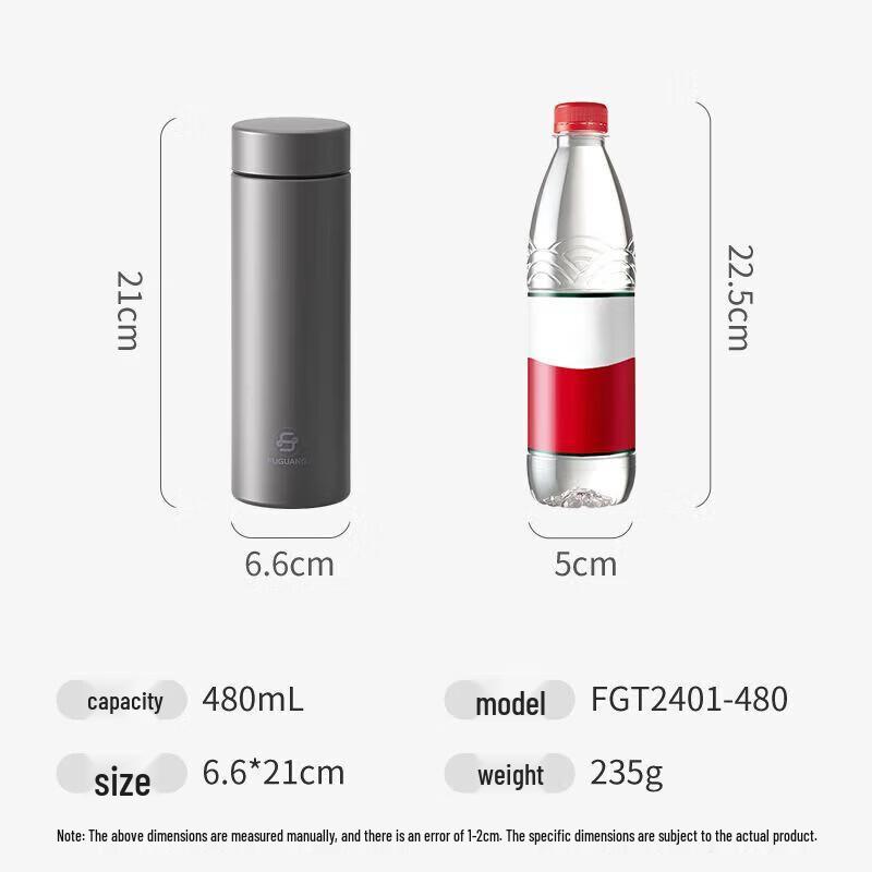 FUGUANG Pure Titanium Tea Infuser Thermos Cup