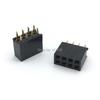 10pcs 2.54mm Double Row Straight Female 2-40P Pin Header Socket Connector 2x2/3/4/5/6/7/8/9/10/12/14/16/18/20/25/32/40Pin 2.54mm