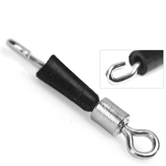 20/30/50Pcs Fishing Swivels Ball Bearing Swivel Rings Connector Rolling Hook
