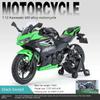 Литая модель мотоцикла Kawasaki Ninja400 1/12 - Звуковые и световые эффекты - Аутентичные детали - Развлечения для детей и любителей мотоциклов