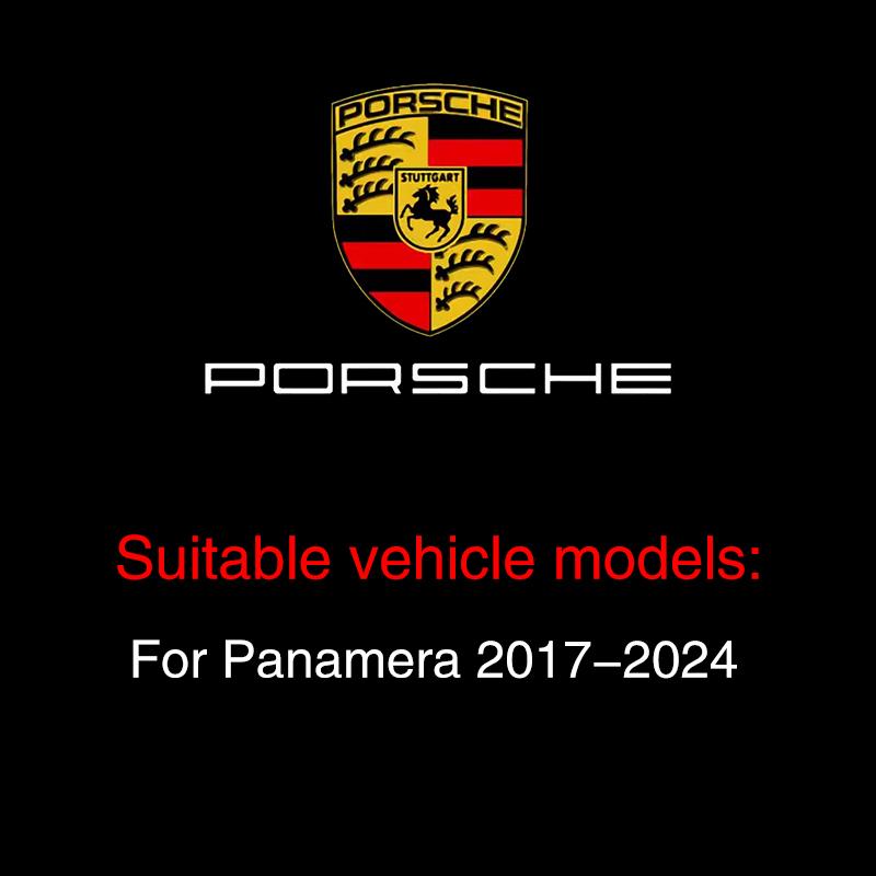 2 шт. Светодиодные проекторные лампы для дверей автомобиля, декоративный атмосферный свет Для Porsche Cayenne Panamera Macan 911 718 Taycan Boxster Cayman