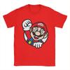 Unisex Women Marios Power up T Shirt 100 Cotton Clothes Vintage Short Sleeve O Neck Tees Unique TShirts