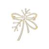 Simple Bow Ribbon Brooch Anti-Light Small Fragrance Inlaid Zircon Corsage Clothing Coat High-End Accessories