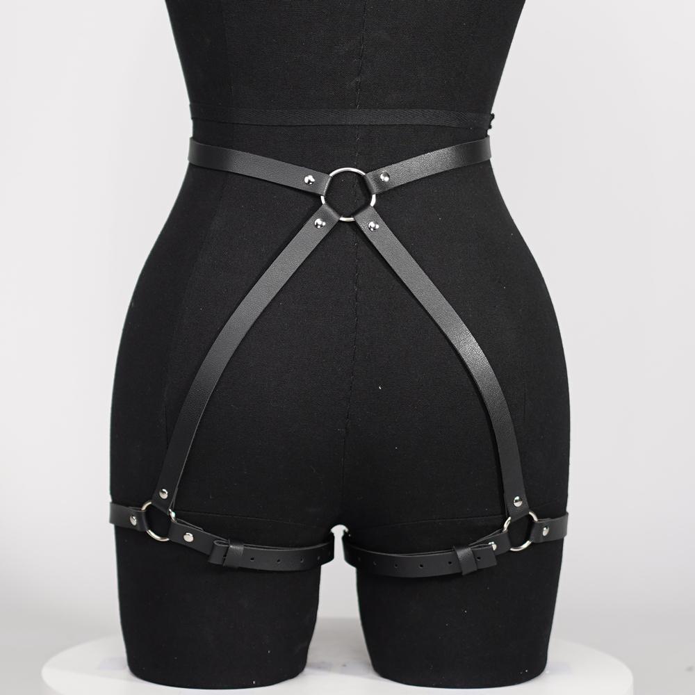 Body Harness Bondage Lingerie Harness Belt Leather Lingerie Sex Toys for Couples Sex Games BDSM Stockings Fetish Wear