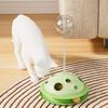 Interactive Cat Treats Dispenser Toy Leaking Food Ball Pet Feeder Toy Puzzle Pet Slow Feeder with Ball Track for Indoor Cats Dogs