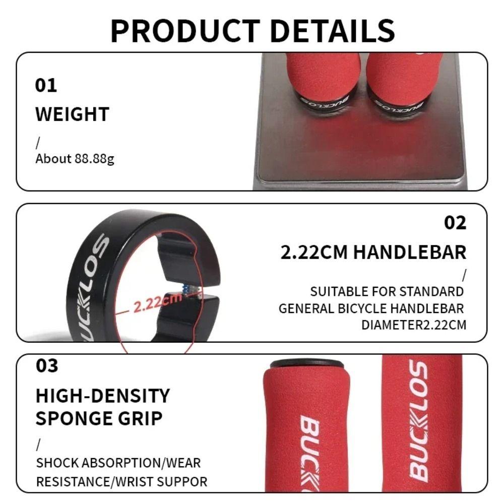 Lightweight MTB Bicycle Grips Secure Locking Bike Handlebar Grip  Mountain Bicycle