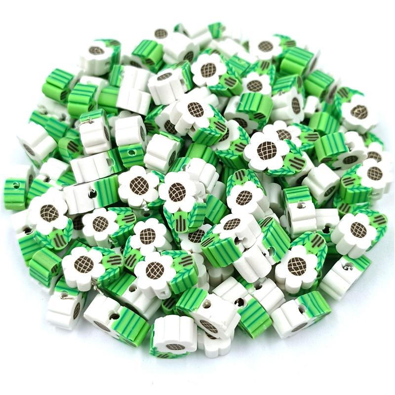 DIY для изготовления ювелирных изделий оптом 20 шт. мягкие глиняные свободные бусины кулон цветок слон сердце ожерелье браслет бусины