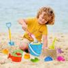 Children's Beach Toy Set Baby Playing In Water And Sand Large Sand Shovel Beach Bucket Sand Digging Tool Sand Toy Random Color