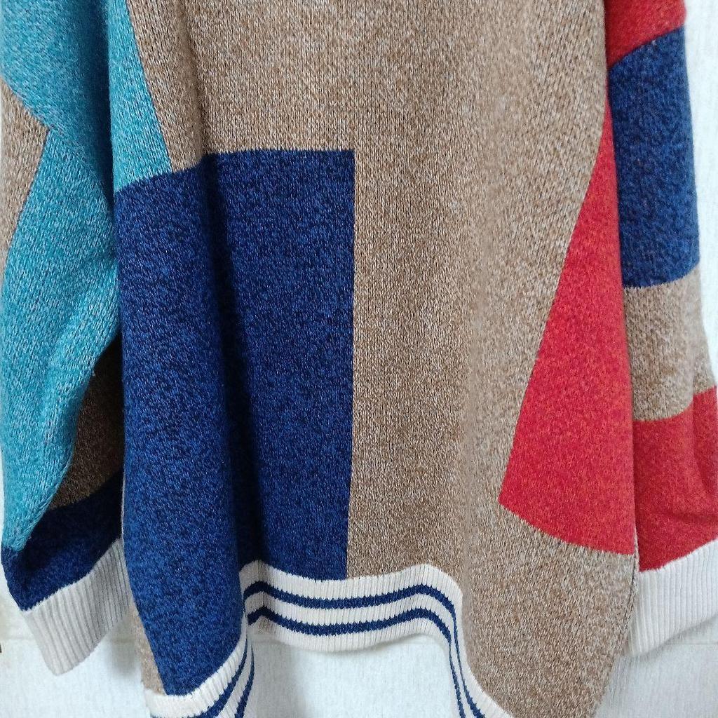 [USED] TRUNKPROJECT Multicolor Cardigan, Size L, Worn by BTS V