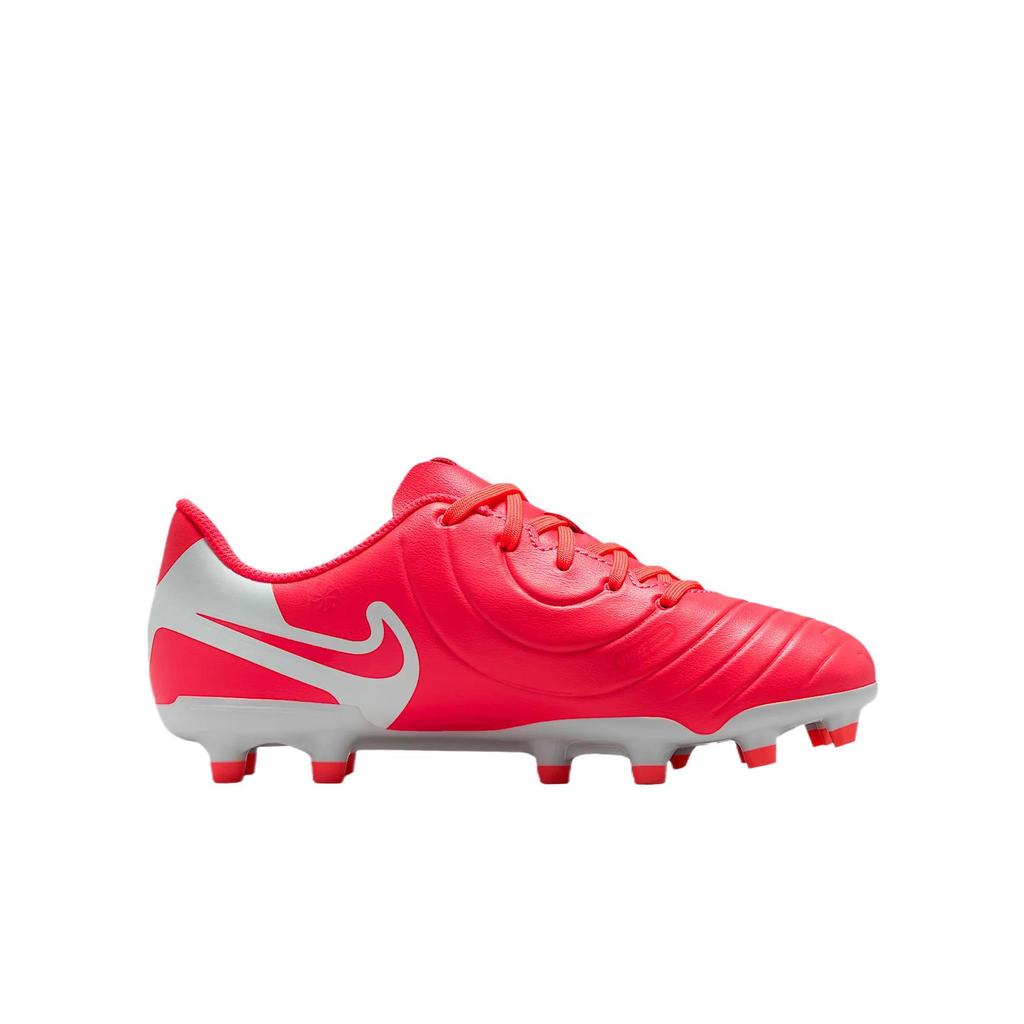 Nike Детские бутсы Tiempo Legend 10 Club MG GS Mad Energy Pack Красный Огонь-Лава Белый DV4352-800
