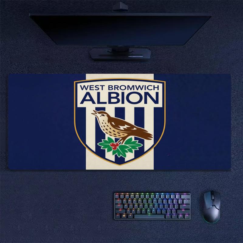 West Bromwich Albion Print Cushion Non-slip Laptop Tablet Big Mousepad XXL Mat Mini PC Playmat With Lock edge