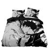 Japan Famous Anime Duvet Cover Sets,Jujutsu Kaisen Bedding Set,Satoru Gojo Quilt Cover and Pillowcases Single/Double/Queen/King