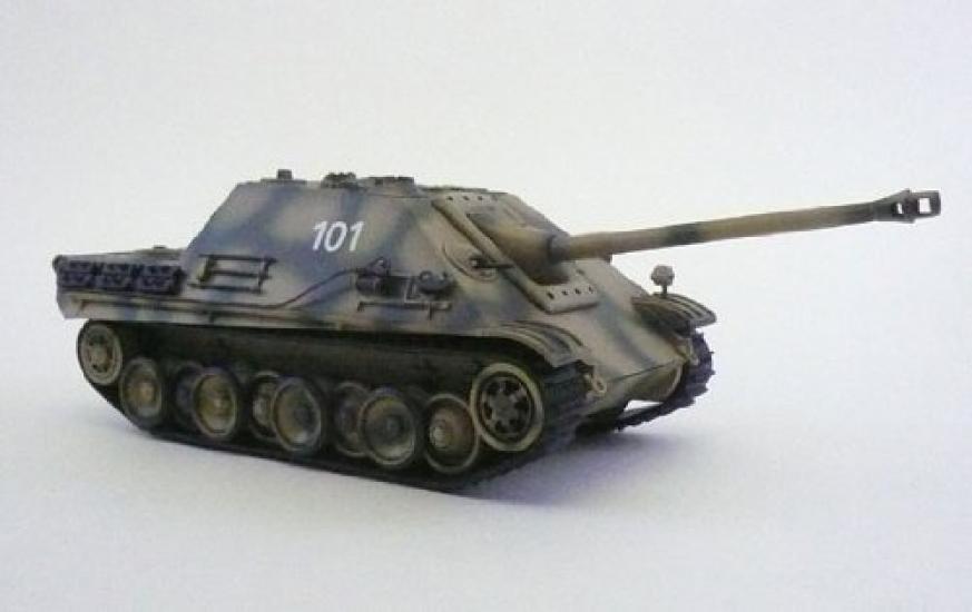 Aoshima Bunka Kyozai Серия 12 Радиоуправляемых Бронемашин Немецкий Истребитель Танков Jagdpanther Пластиковая Модель в Наборе 1/48 №