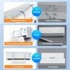 1Pcs Adjustable Air Conditioner Deflector Wall Mount Universal Wind Screen Prevent Direct Blowing Even Air Flow for Home Office