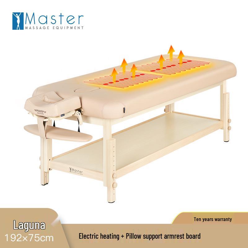 Массажная кушетка Laguna Master Beauty: Усиленная кровать для тайского массажа, физиотерапии и туйна для салонов