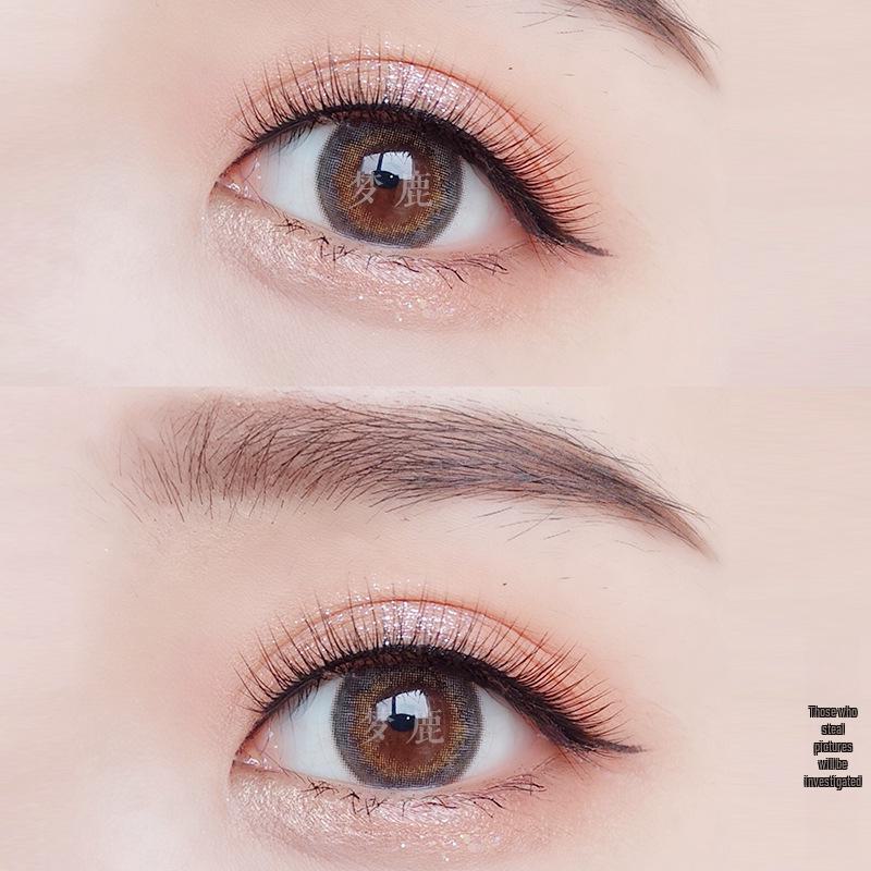 Menglu R-3 Super Natural Short Hard Stem False Eyelashes for Women: Ideal for Double Eyelids and Novice Grafting.