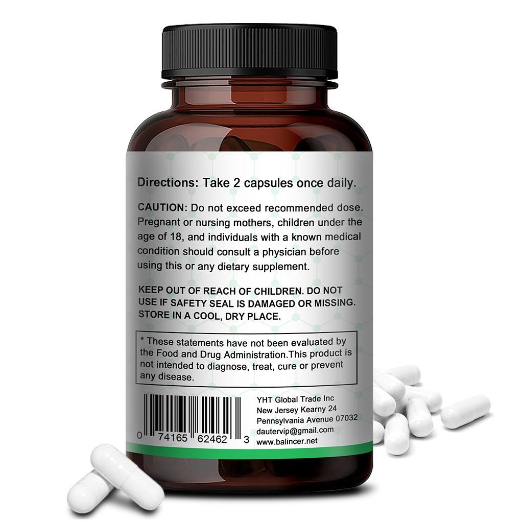 Balincer Lutein with Zeaxanthin Capsules, 40mg Lutein, 20mg Zeaxanthin, Eye Support, 120 Caps