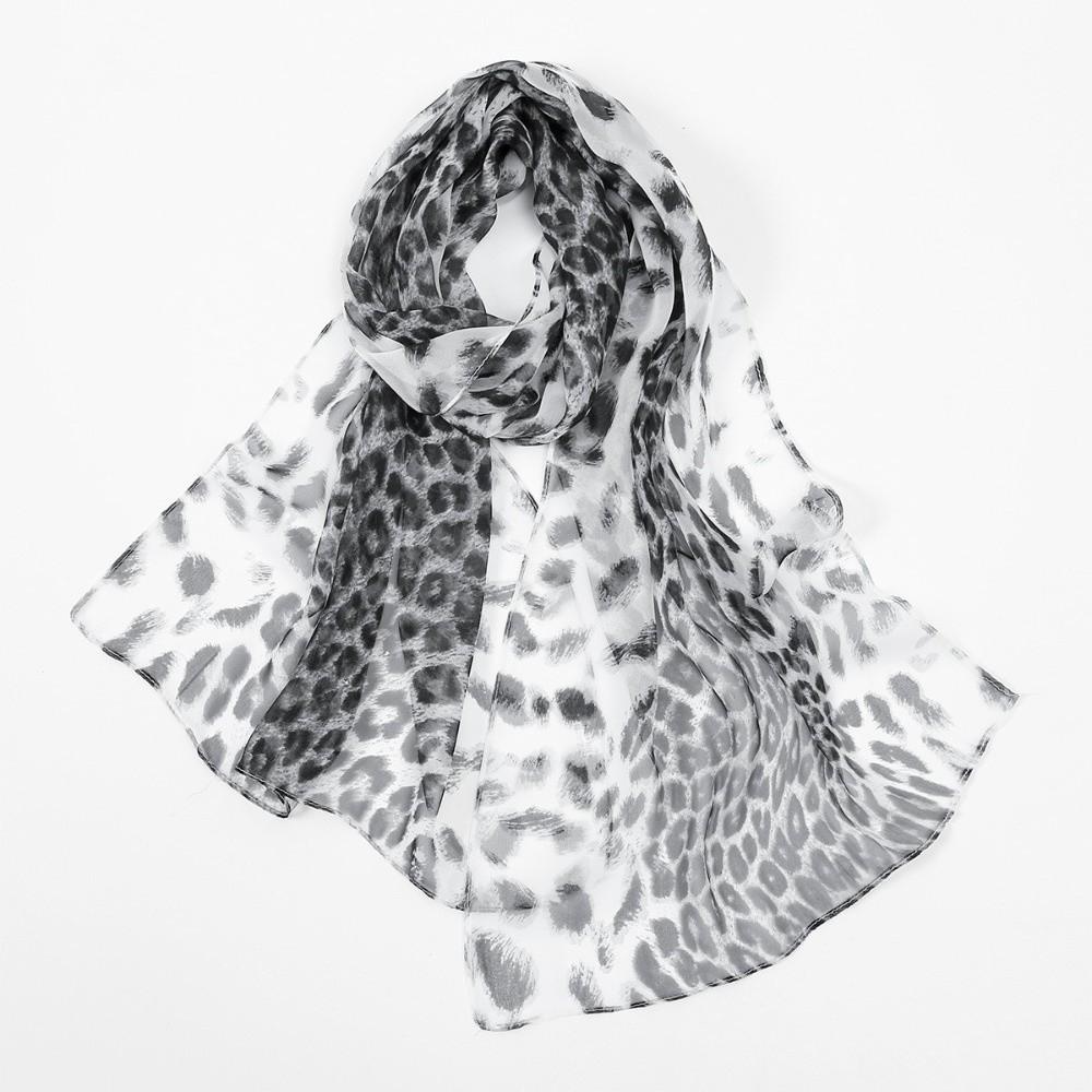 Classic Style Shawl Wrap Print Pattern Sun Protection Scarf New Chiffon Scarf Fashion Accessory