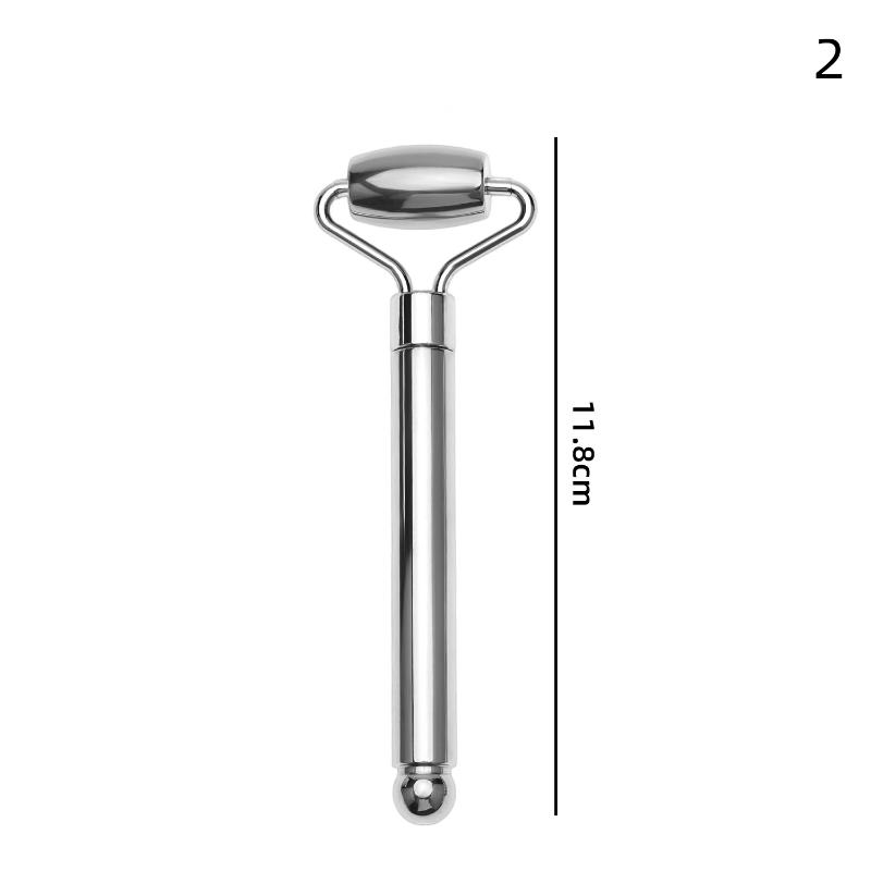 Ролик для лица из нержавеющей стали и инструмент гуа-ша – для массажа лица и шеи, подтяжки и лифтинга кожи