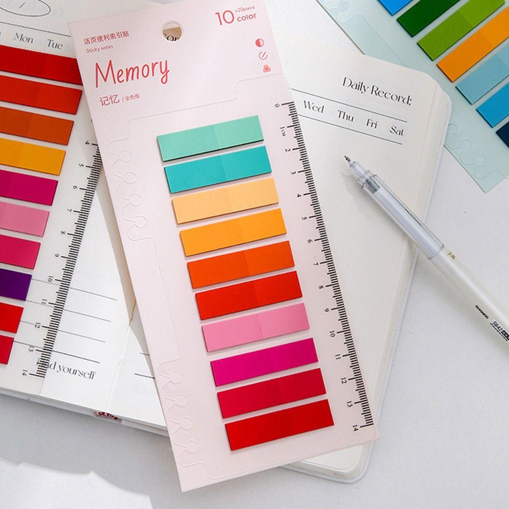 Key Points Office Supplies Tab Strip Label Memo Pad Index Flags Sticky Notes Paster Sticker