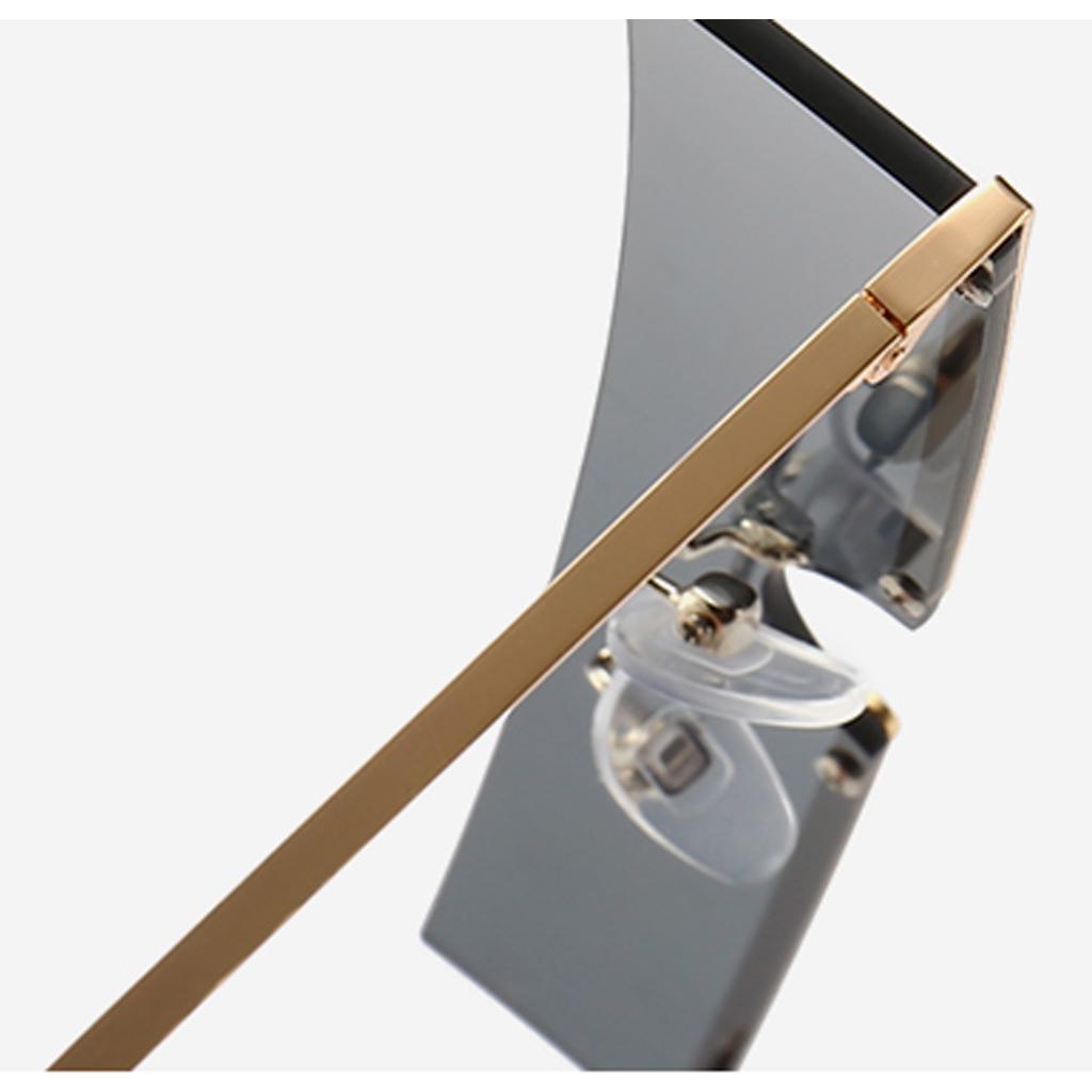 Мужские узкие солнцезащитные очки, женские прямоугольные солнцезащитные очки в полурамке для мужчин, ретро UV400, металлические