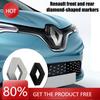 2026 Hot For Renault Hub Caps ABS Car Front Grille Rear Trunk Logo Emblem Stickers For Renault Scenic Loguna Twingo Laguna Captu
