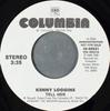 7inch Record KENNY LOGGINS - Tell Her 3868531PROMO Columbia 1988 US Rock Used