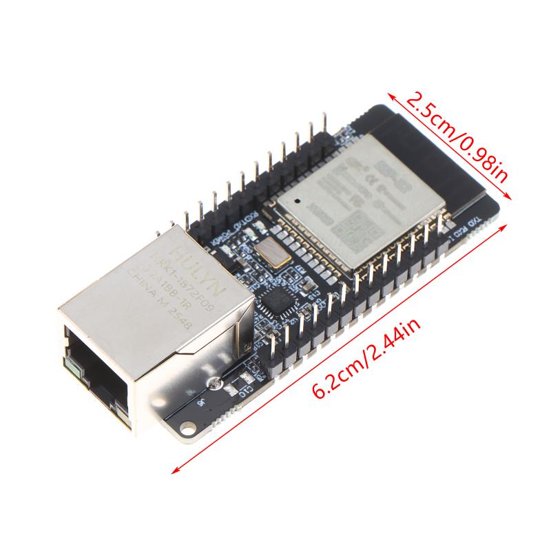 Wt32-Eth01 Встроенный сетевой шлюз с последовательным портом, совместимый с Bluetooth, Ethernet, Wi-Fi, беспроводной модуль MCU Esp32