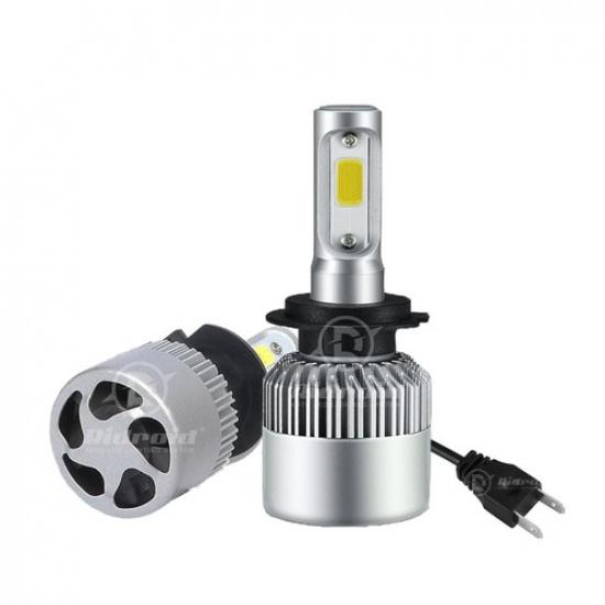 2x H7 Super Bright LED Headlight Bulbs 360000LM Kit High Low Beam 6500K White