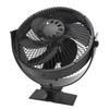 Fireplace Fans Heat Powered 6 Blades Slient with Protective Cover Handle Wood Stove Fan for Gazebo