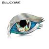 Fashion High-end Eye Brooch Personality Wild Abalone Shell Women Pin