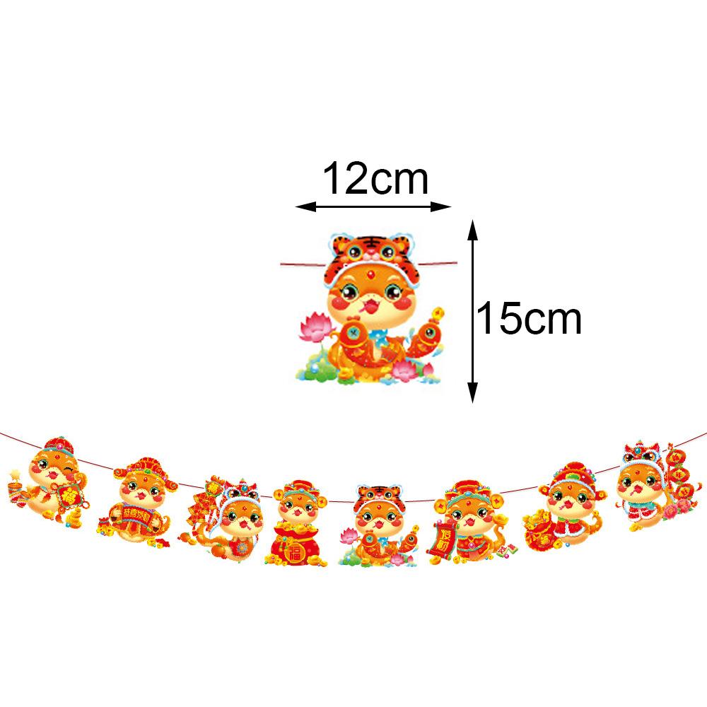 2026 Китайский Новый год Подвесные украшения Красный Праздник Весны Подвесные украшения Подвески Китайская Лошадь Новогодняя атрибутика