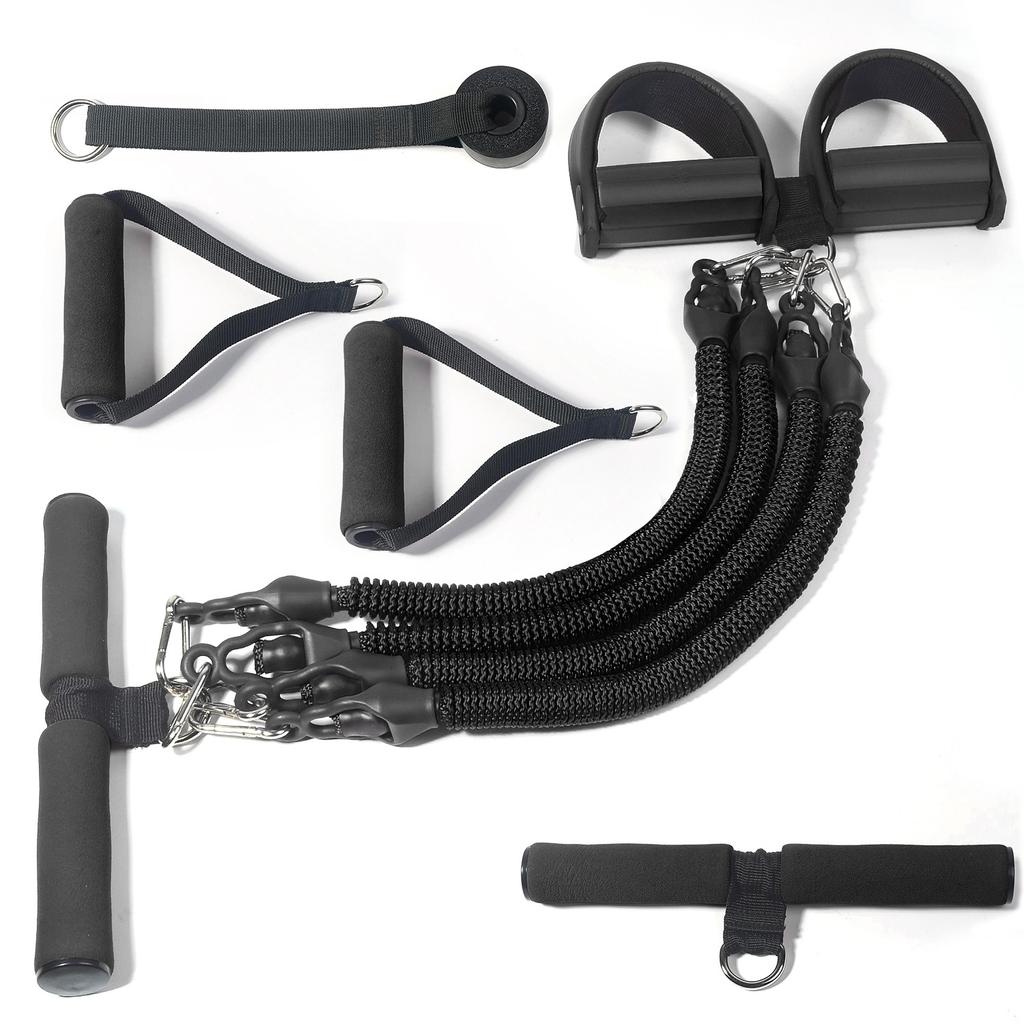Multi Functional Tension Rope Set Foot Pedal Tensioner+latex Anti Break Tensioner+tension Rope Four Tube Tensioner