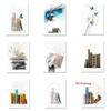 Reading Books Study Poster Splash Color Cartoon Cute Bird Education Wall Pictures Canvas Painting Kids Room Home Decor