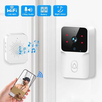 WiFi Видео Беспроводной HD Звонок Домашняя Система Домофона Телефон Дверной Видеоглазок Ночное Видение Безопасность Дверной Звонок Камера