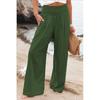 Women's Fashion Loose Casual Solid High Waist Wide Leg Pants Casual Pants