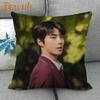 Наволочка на заказ Hwang In Yeop HOT KPOP 45X45 см, свадебная декоративная наволочка из экологически чистой хлопковой льняной ткани