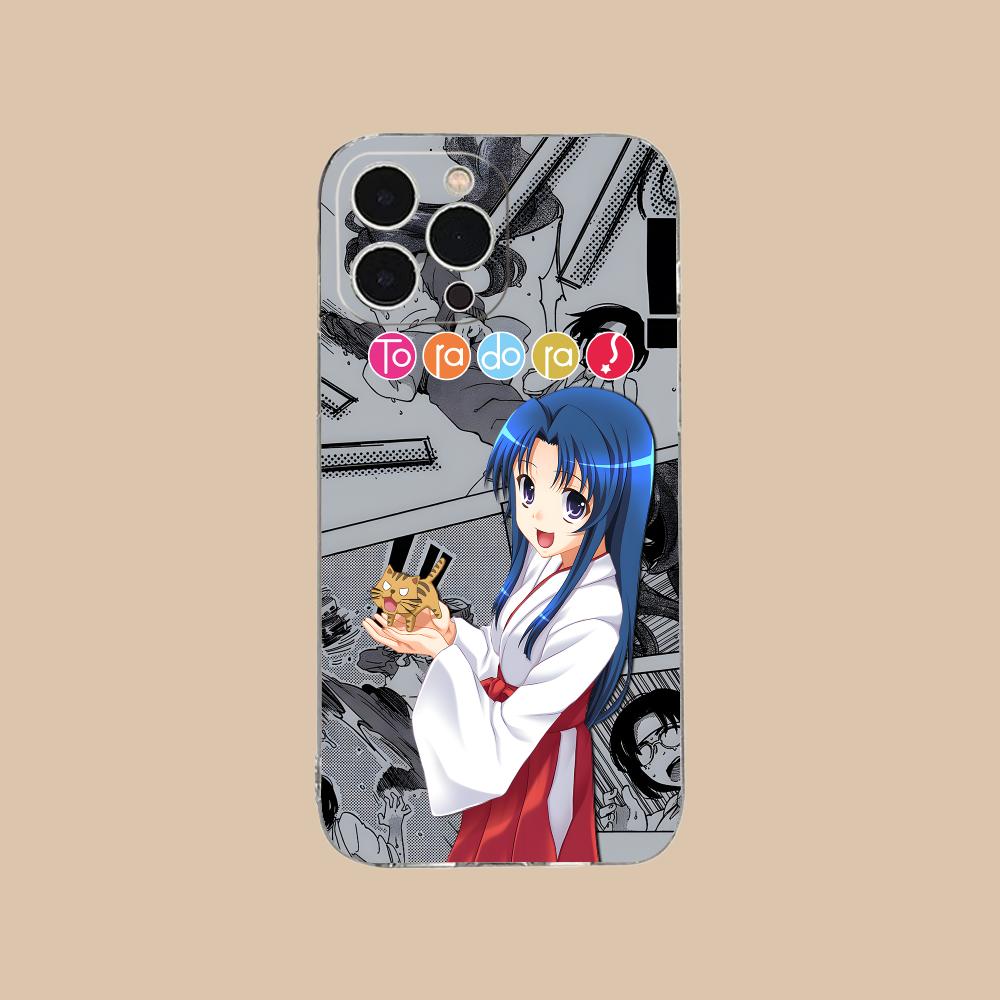 Чехол для мобильного телефона Toradora Kawashima для iPhone 17 16 15 14 13 12 11 X XR XS Air Pro Max Plus Mini Прозрачный Цветной Чехол Роскошный