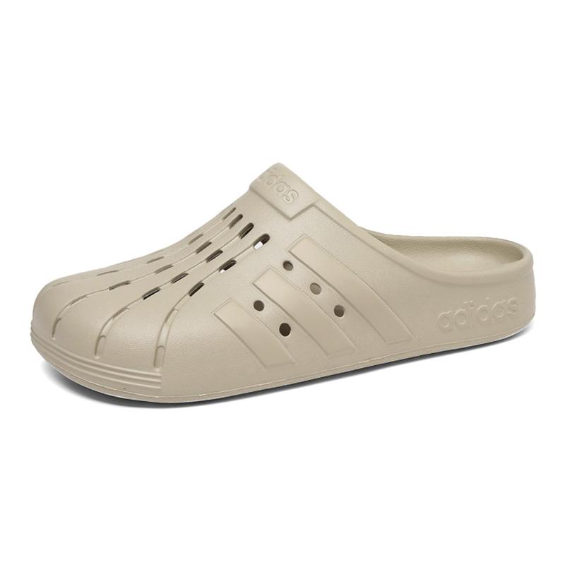 Adidas Серые кроссовки унисекс Adilette Clog Putty IF8653