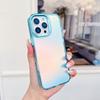 KEYSION Модный цветной лазерный градиентный чехол для телефона iPhone 16 Pro Max Мягкий ударопрочный задний чехол из ТПУ+ПК для iPhone 16 Plus