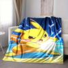 1pc Electric Flannel Throw Blanket HD Printed Lightweight Soft Warm All Season Blanket for Sofa, Bed, Travel, Camping Machine Washable
