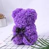 25cm Romantic Fake Rose Flower Foam Bear Doll Valentines Day Birthday Xmas