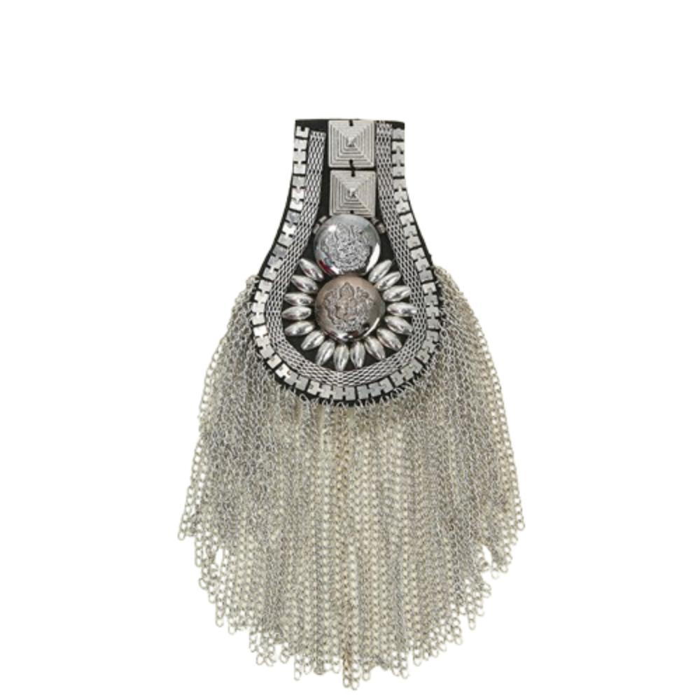 Breastpin Club Tassel Chain Epaulette Cool Jacket Vintage Brooch Stage Performance