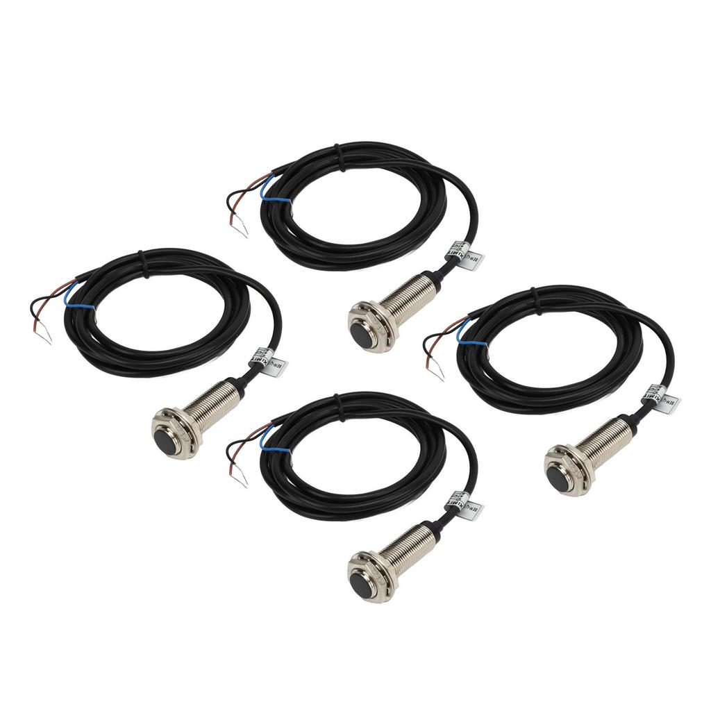 4 шт. 12 мм индуктивный датчик приближения PNP 3-проводной нормально разомкнутый IP67 бесконтактный датчик приближения