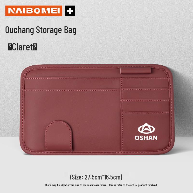 Car Document Holder, Sun Visor, and Glasses Clip for Oshan X5/X7/Z6/Cosay 3/5/6Pro Models.