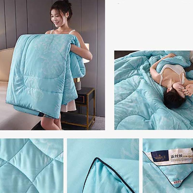 200*230CM Enlarge Double Summer Thin Quilt Summer Cotton Air-conditioning Quilt 100% Mulberry Silk Quilt Summer Cool Quilt