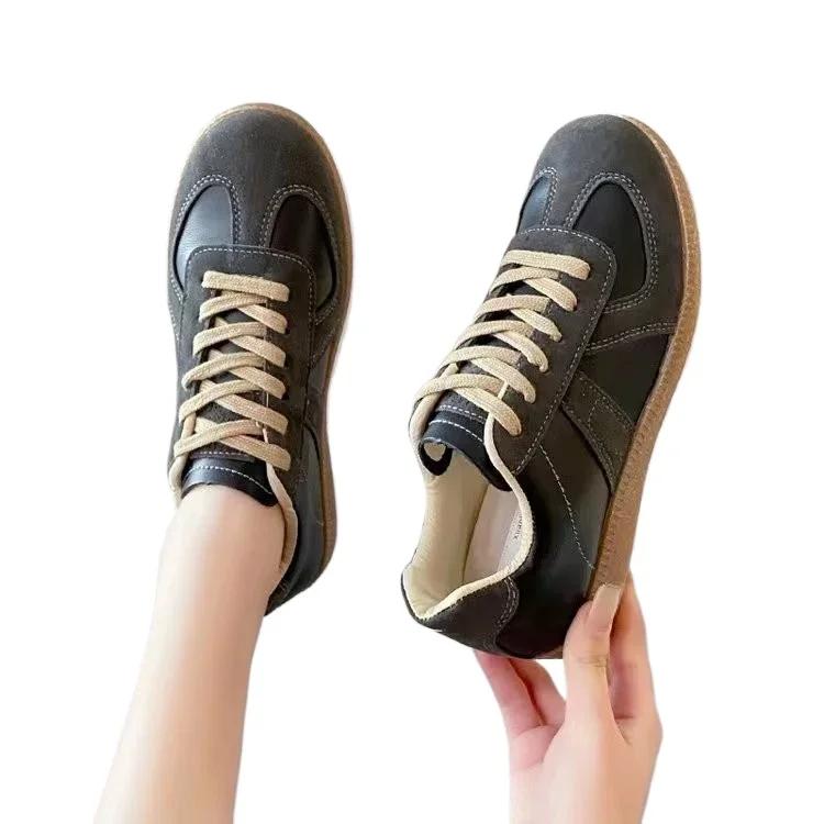 Роскошные женские кроссовки, новые женские кроссовки из натуральной кожи, повседневная весенняя обувь на плоской подошве, женские Zapatillas De Mujer